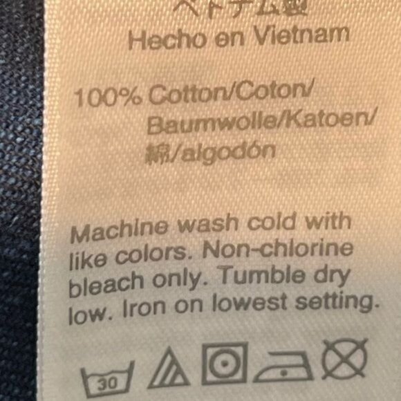 J. Crew Paper Bag Pants in Indigo Stripe Size 8 NWT - Picture 12 of 13